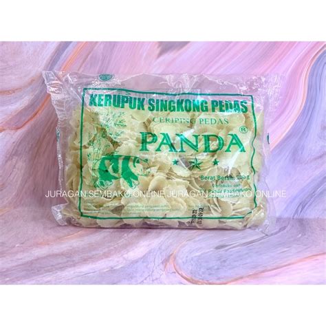 Jual Panda Kerupuk Singkong Pedas Gr Murah Ceriping Pedas Mentah