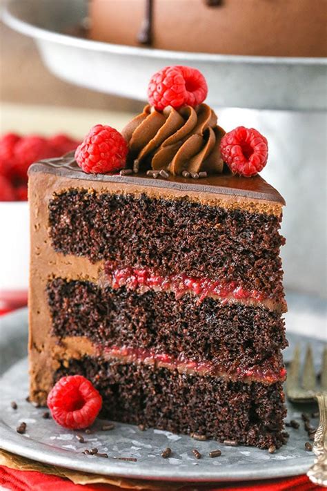 Raspberry Chocolate Layer Cake Chocolate Cake And Ganache Recipe