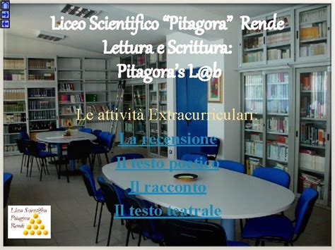 Liceo Scientifico Pitagora Rende Lettura E Scrittura Pitagoras