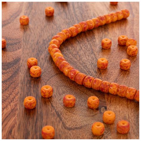 Orange Rondelle Coated Bead Strand Hobby Lobby 2273423