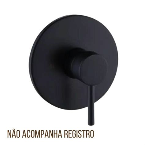 Monocomando Para Chuveiro Vintage Preto Óleo