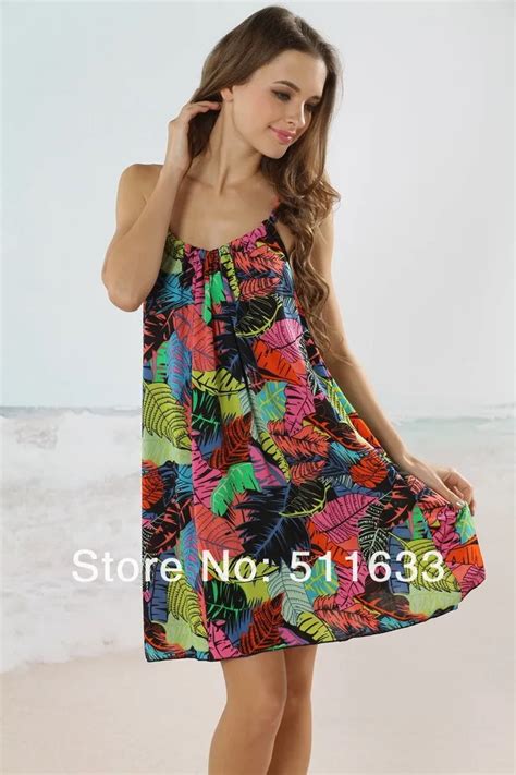 Free Shipping Pcs Lot Fashion Sexy Bikini Cover Beach Dress For Women Design Color Hawaiian