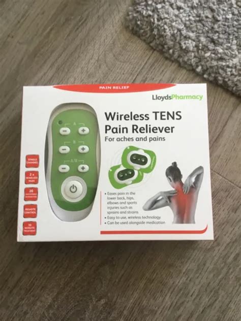 LLOYDSPHARMACY WIRELESS TENS Single Channel Digital Pain Reliever New