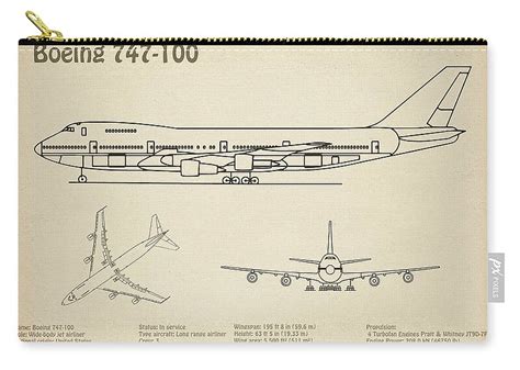 747 Airplane Blueprints