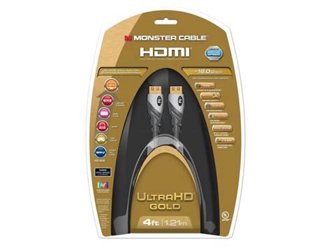 Monster Gold Advanced Hdmi Cable 4ft 140691