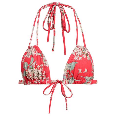 Montce Vintage Floral Euro Bows Bikini Top