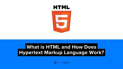 What Is Html And How Does Hypertext Markup Language Work