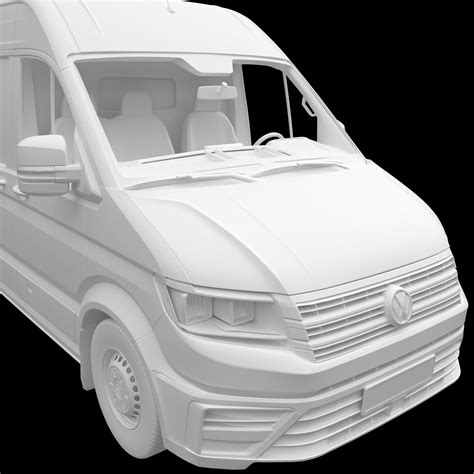 Vw Crafter Panel Van L H D Model Cgtrader