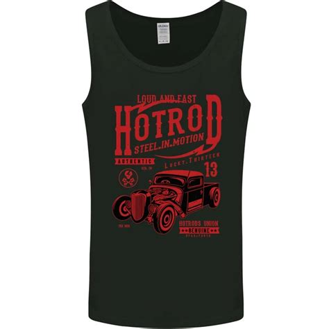 Hotrod Acier En Mouvement Hot Rod Dragster Voiture Gilet Homme D Bardeur Eur Picclick Fr