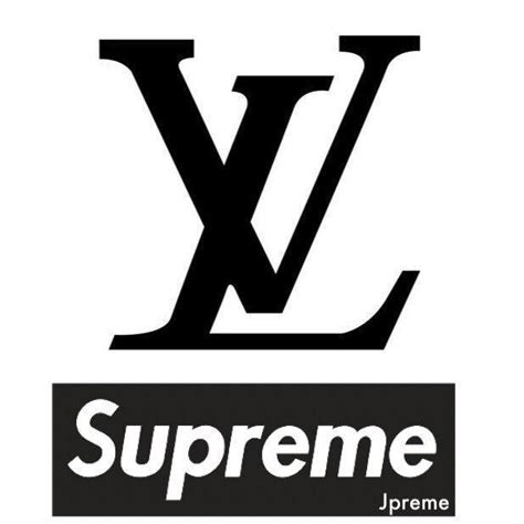 Louis Vuitton X Supreme Black Logo Logodix