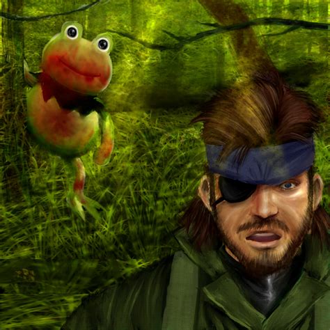 Big Boss Kerotan Naked Snake Metal Gear Series Metal Gear Solid Metal Gear Solid 3 Snake