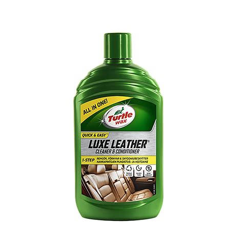 Turtle Wax Luxe Leather Cleaner And Conditioner 500ml Runes Bensin