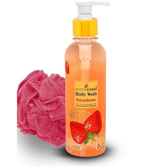 Earthgenix Strawberry Body Wash Ml Buy Earthgenix Strawberry Body