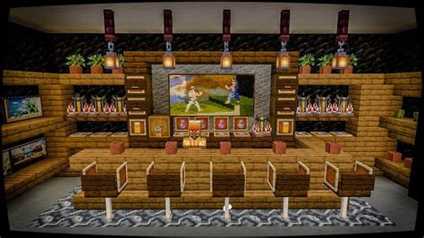 Fancy Minecraft Bar Minecraft Interior Design Minecraft Room Minecraft Interior