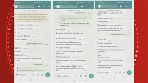 Nude E Convite Sexual Veja Mensagens Que Professor Da Uepg Demitido Por Ass Dio Mandou Para