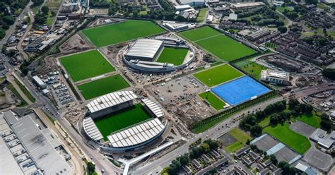 Man City Training Ground Aerial View Of The Etihad Campus A