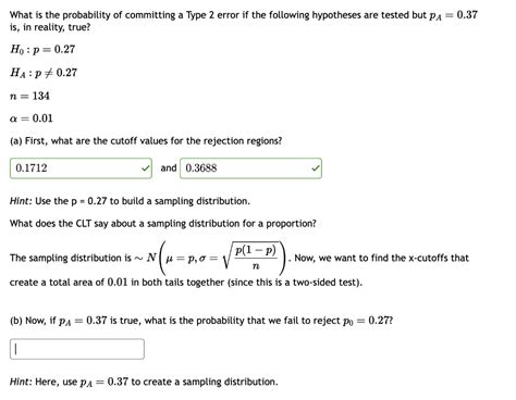 Solved What is the probability of committing a Type 2 error | Chegg.com