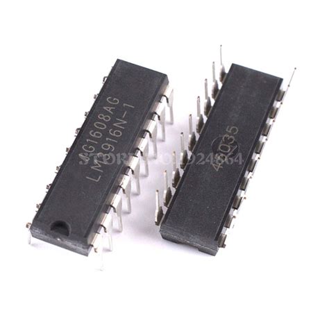 LM3916N LM3916 Dot/Bar LED LCD Nixie Display Driver DIP18 1 Piece ...