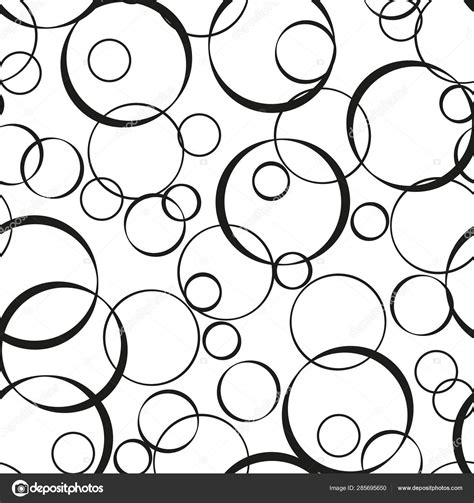 Circle seamless pattern. Seamless circle vector illustration background ...