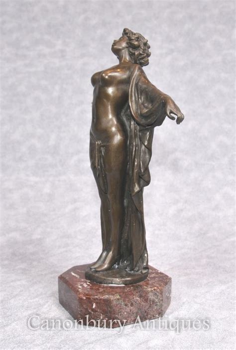 Art Deco Bronze Semiramis Dancer Figurine Statue Female Nude