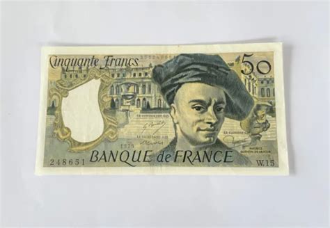 ANCIEN BILLET DE Banque De 50 Francs Quentin De La Tour EUR 10 00