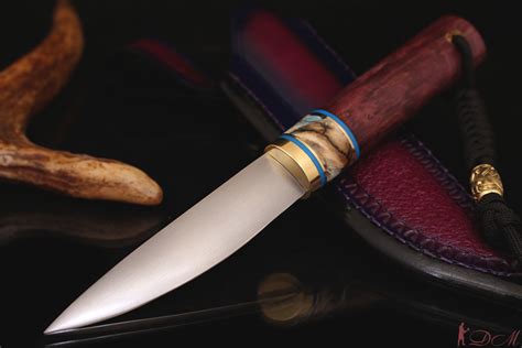 Северный нож малый "БЫHЫЧЧА" клинок Elmax, рукоять зуб мамонта ...