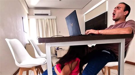 The Secretary Sucks Me Under The Table While I Work Office Blowjob Porn Xhamster