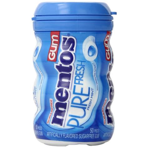 Mentos Pure Fresh Gum Sugar Free Fresh Mint, 200.0 PIECE(S) - Walmart ...