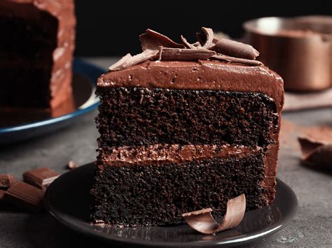 chocolate cake slice