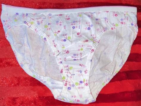 Hanes Her Way Girl 16 Floral Hi Cut Vintage High Waist Bikini Panties Underwear EBay