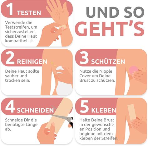 Mortys Brust Tape Set für rückenfreie Kleider Boob Tape Klebe BH