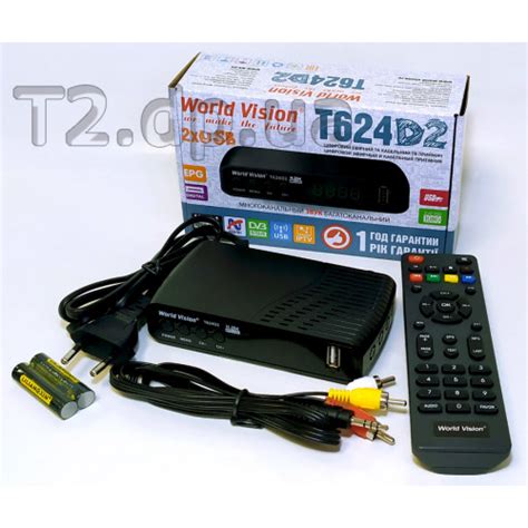 Т2 ресивер World Vision T624 D2 | Купити в Україні