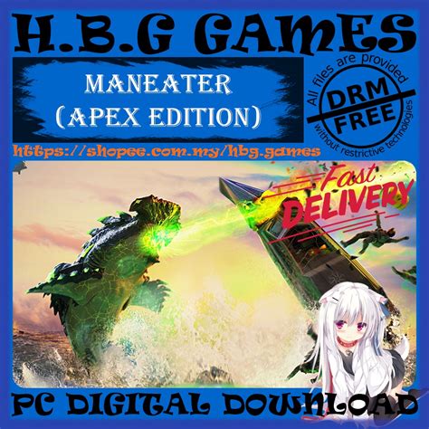 Maneater (Apex Edition) [PC DIGITAL DOWNLOAD] [OFFLINE] [DRM-FREE ...
