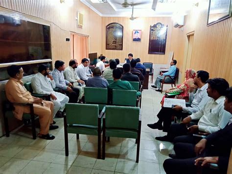 Terc Meeting Held At Ac Office Muhammad Adnan Badar