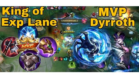 Top Global Dyrroth New Emblem And Item Set Best For Lifesteal And