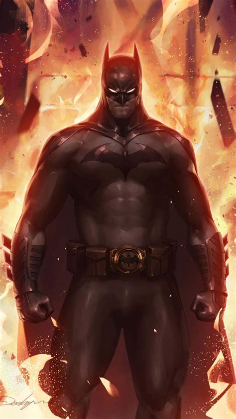 Batman Fire IPhone Wallpaper In 2020 Batman Poster Batman Artwork