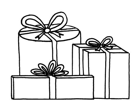 Christmas Presents Coloring Pages - Coloring Cool