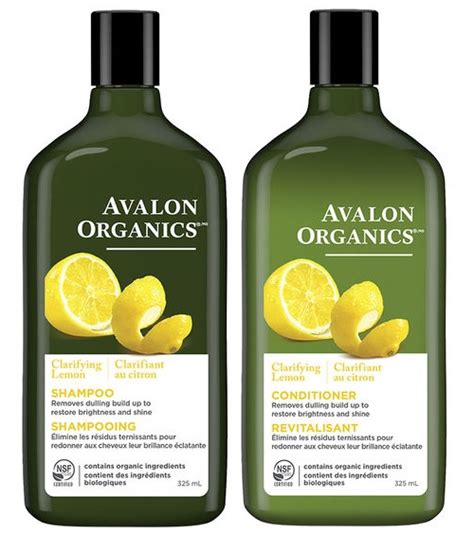 Avalon Organics Clarifying Lemon Shampoo And Conditioner Beauty Crazed In Canada