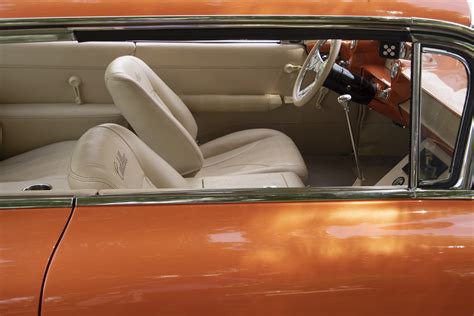 Orange Cadillac The Interior Of An Orange Cadillac At The Flickr