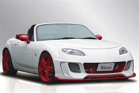 S2 Racing R Type Front Lip Spoiler FRP For Mazda MX 5 Miata NC 2006