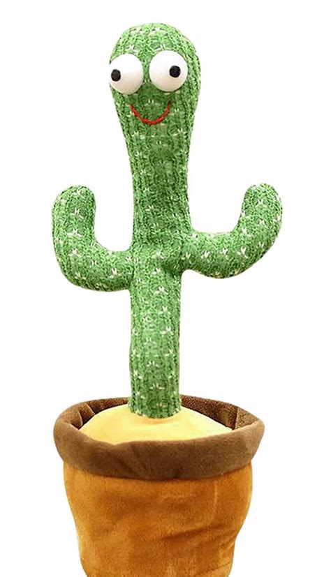 Dancing Cactus Toys Record Speaking Twisting Singing Dancer Etsy