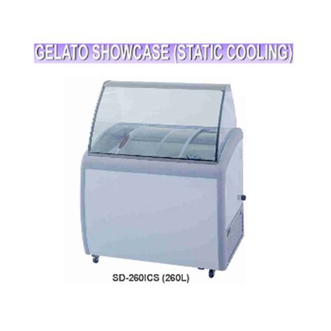 Jual Sd Ics Gelato Showcase Static Cooling Tempat Pemajang Ice