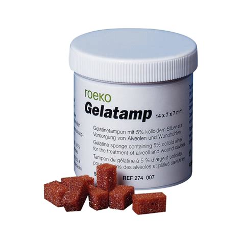 gelatamp gelatine haemostatic sponges pk lavadent