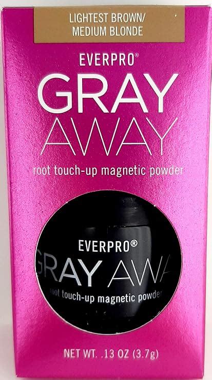 Amazon EVERPRO Gray Away Root Touchup Powder Lightest Brown Medium