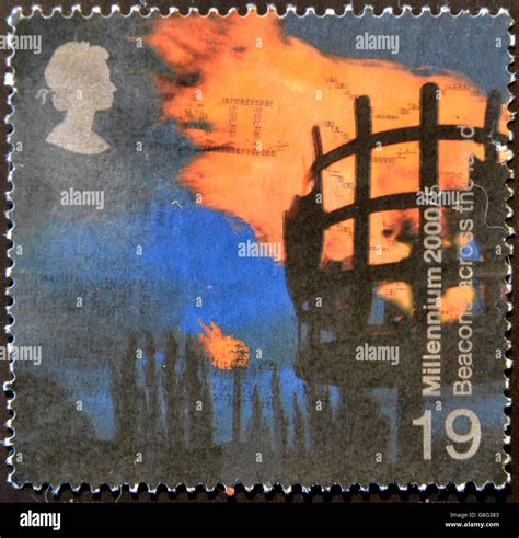 United Kingdom Circa A Stamp Printed In Great Britain Shows The