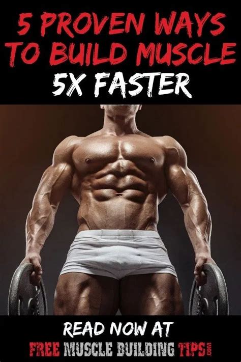 How To Build Muscle 5x Faster Build Muscle With These 5 Proven Methods To Get Faster Results