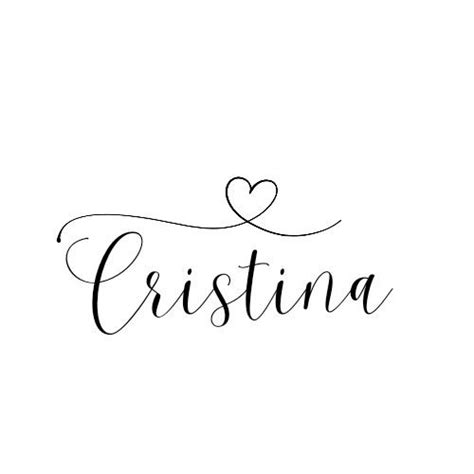 Tattoo Name Cristina Using The Font Style Chopinscript Regular Artofit