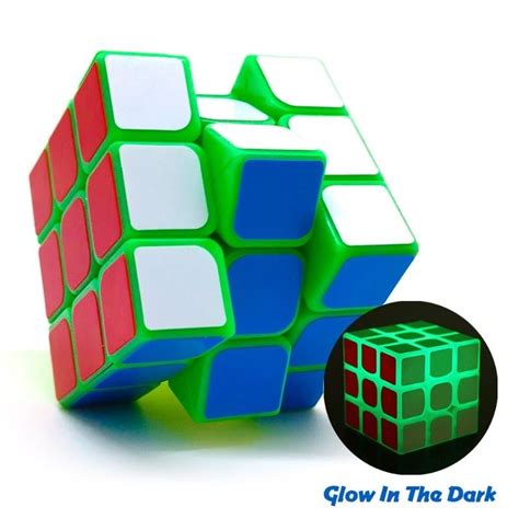 Jual Rubik Yj Yong Jun 3X3 Black Base Rubic Cube Yj Guanlong Glow In