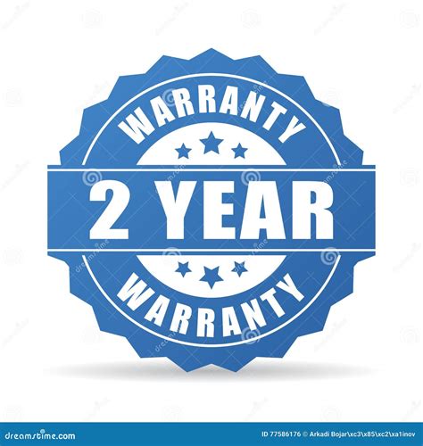 Years Warranty Icon Stock Vector Illustration Of Business