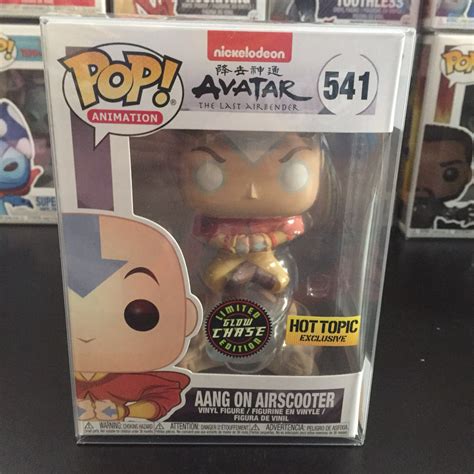 Aang On Airscooter Funko Pop Glow Chase Hot Topic Exclusive RARE